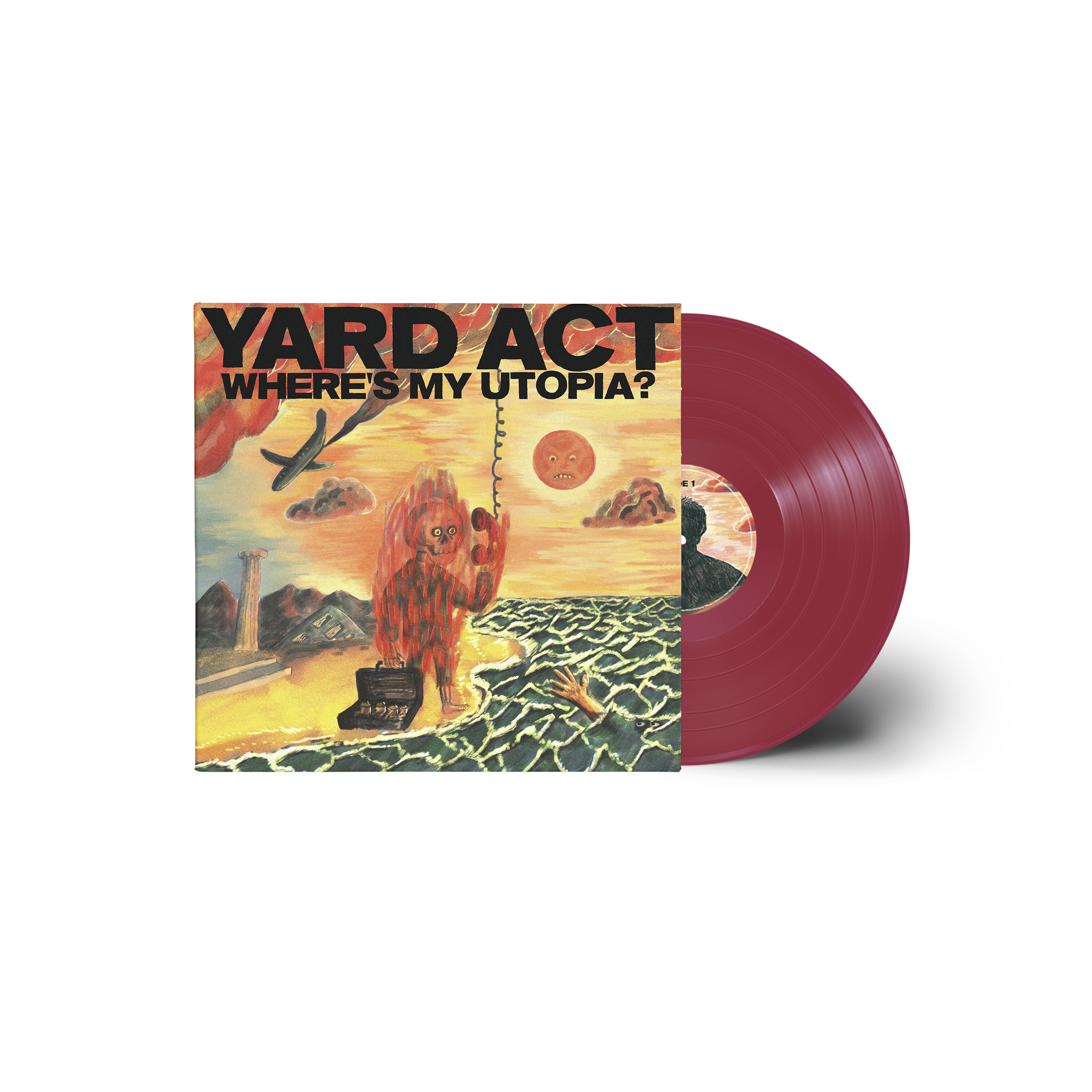 Where's My Utopia?: Exclusive Maroon Vinyl LP - yard act Where's My Utopia?: Exclusive Maroon Vinyl LP - yard act