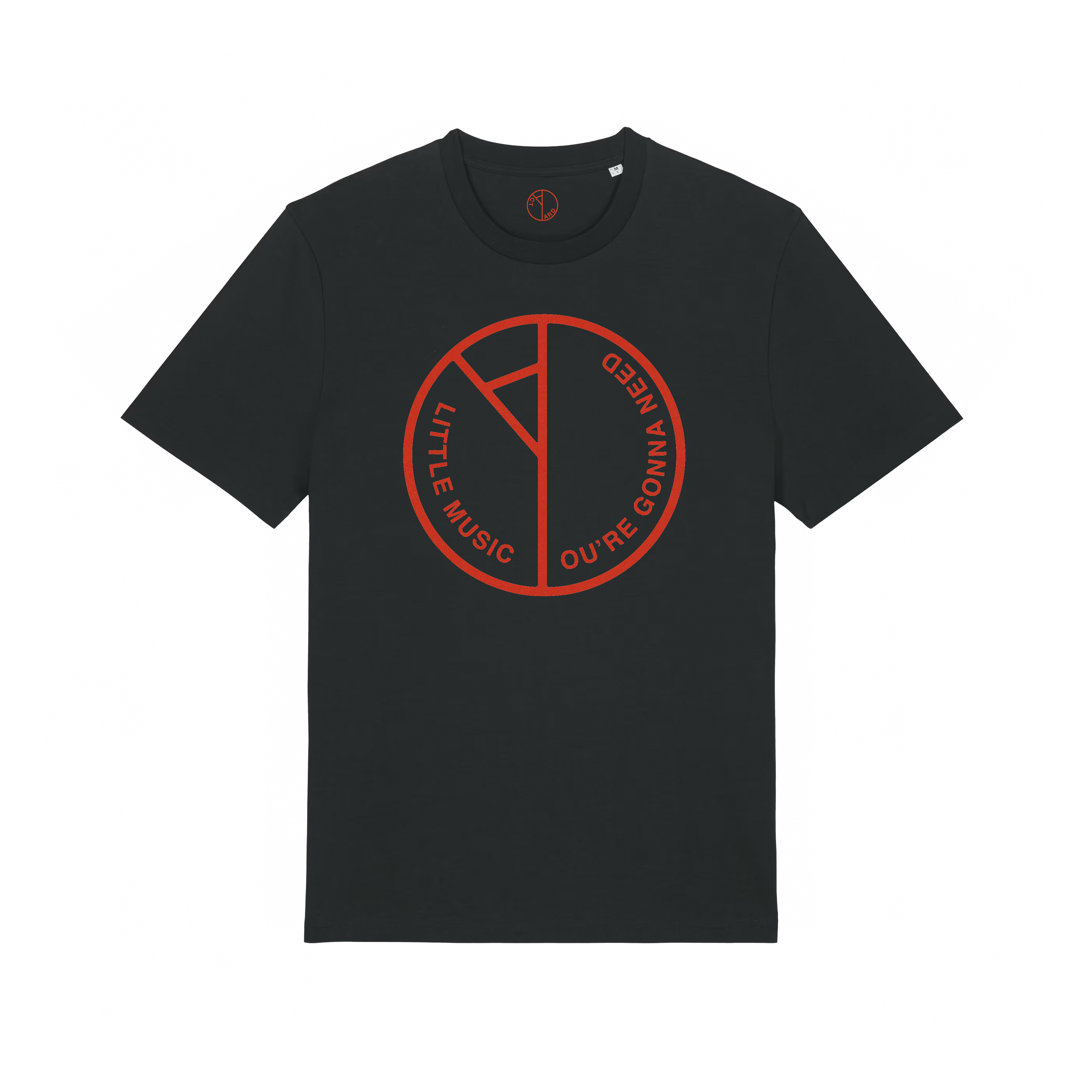 YGNALM Black Logo T-Shirt - yard act