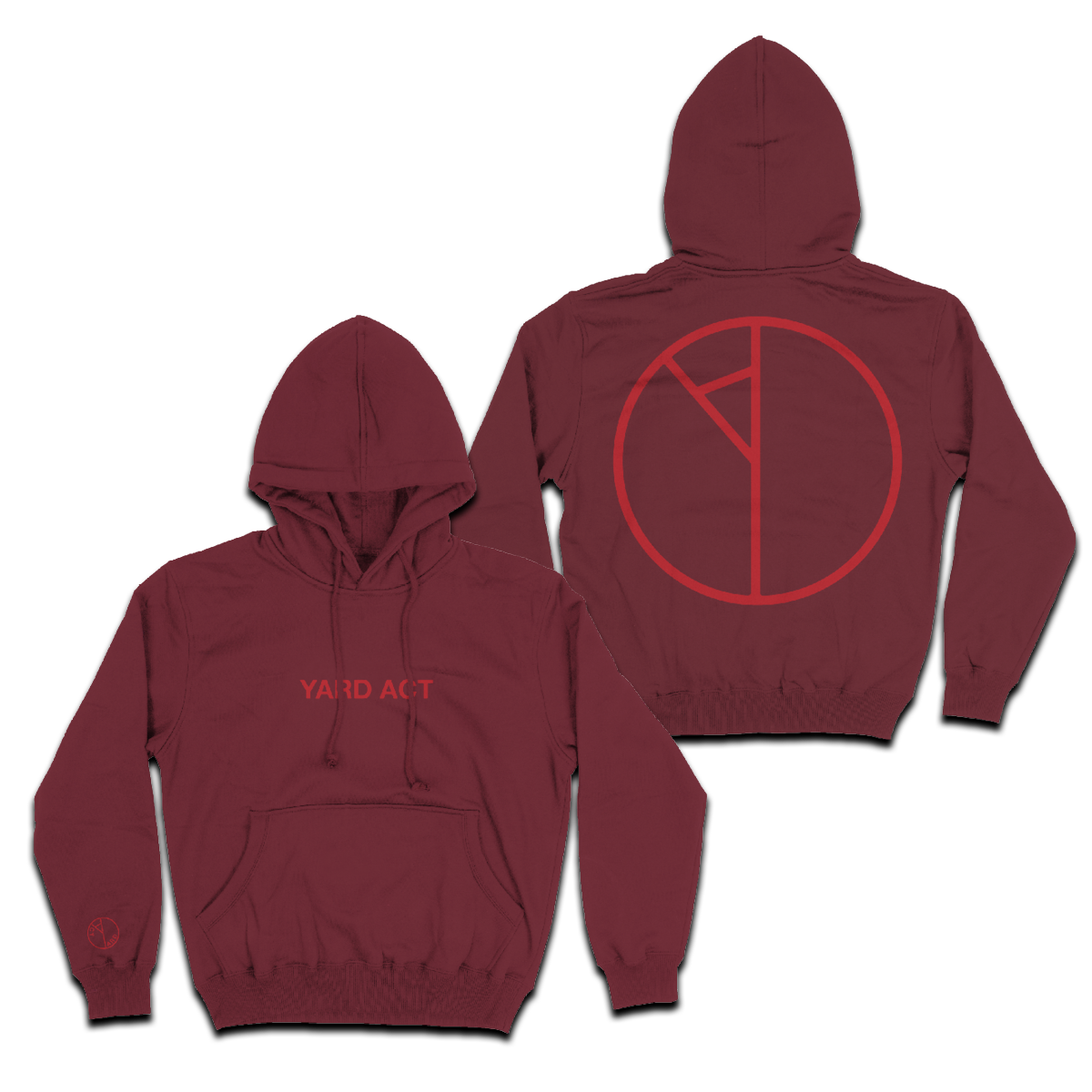 Yard Act - YA Burgundy Hoodie