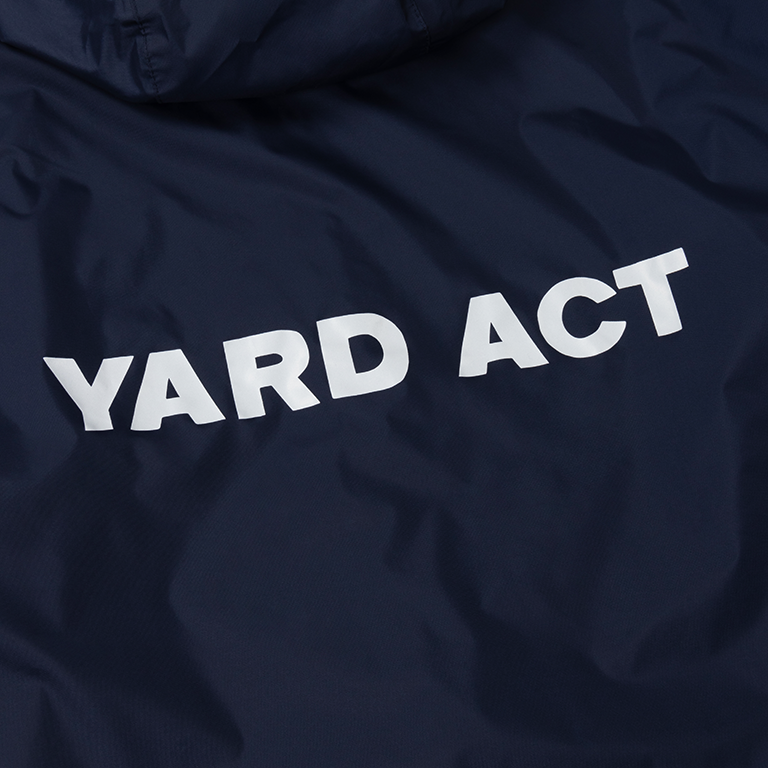 Yard Act - Burning Man Rain Jacket Navy / White