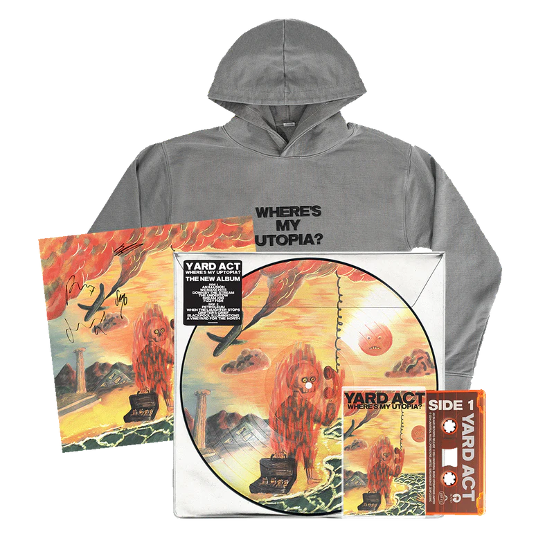Where’s My Utopia?: Limited Edition Picture Disc, Cassette, Signed Artcard + Washed Charcoal Hoodie