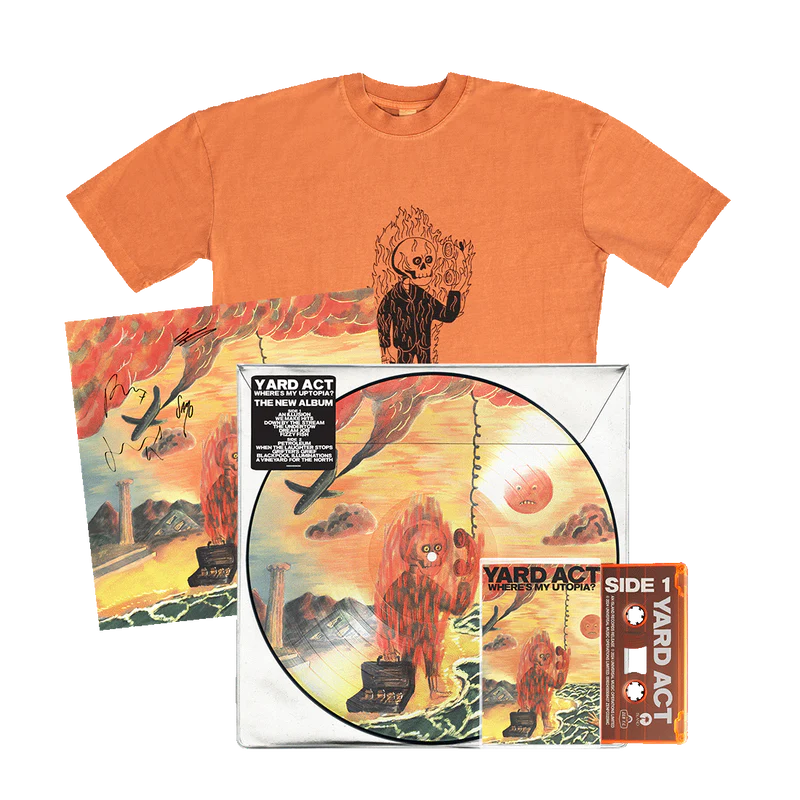 Where’s My Utopia?: Limited Edition Picture Disc, Cassette, Signed Artcard + Premium Orange Tee