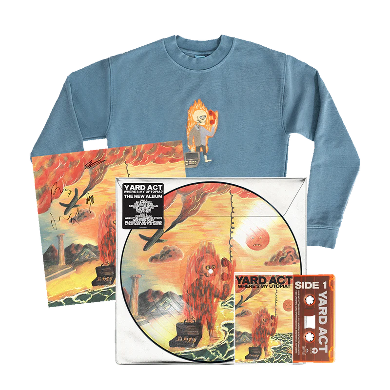 Where’s My Utopia?: Limited Edition Picture Disc, Cassette, Signed Artcard + Premium Blue Sweater