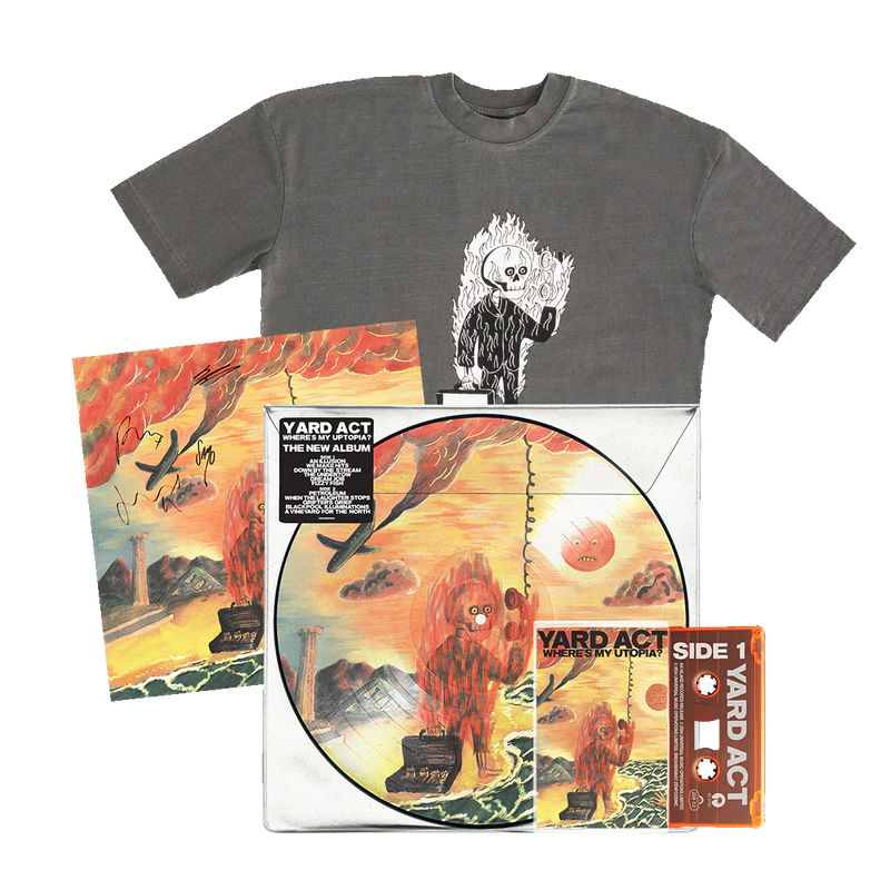 Where’s My Utopia?: Limited Edition Picture Disc, Cassette, Signed Artcard + Washed Charcoal Tee