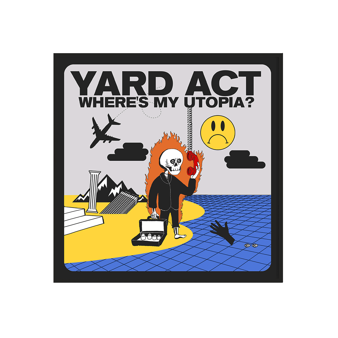 Yard Act - Where’s My Utopia?: 12x12 Screenprint