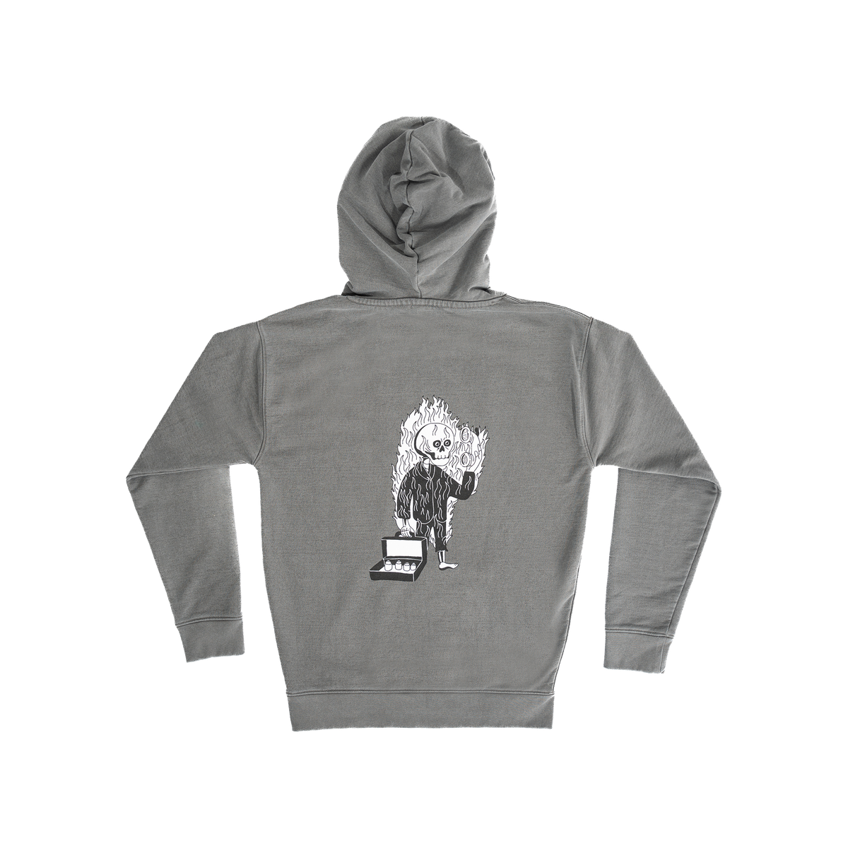 Where’s My Utopia?: Premium Washed Charcoal Hoodie
