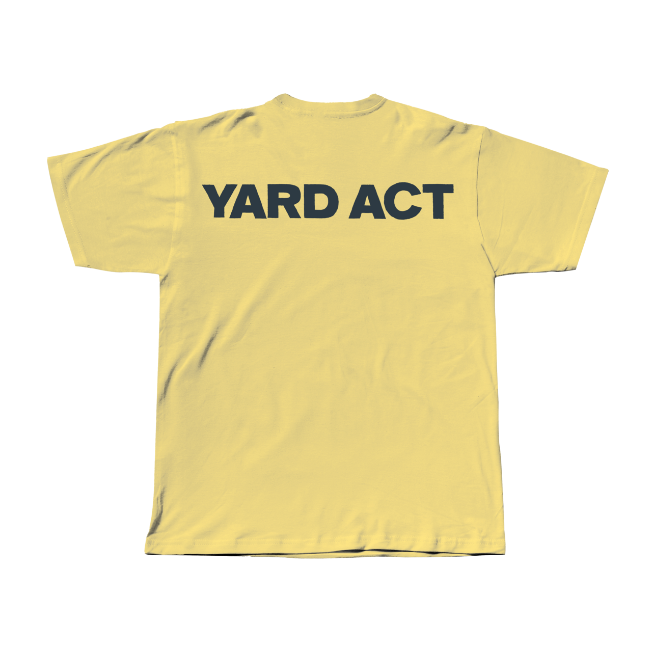 Yard Act - Speech Bubble Burning Man T-Shirt Yellow / Blue