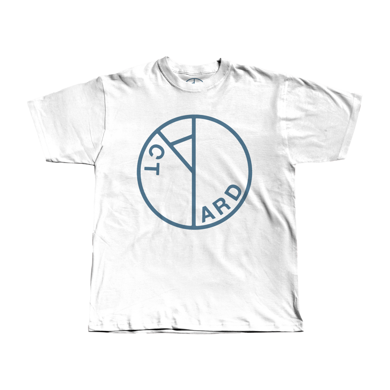 Yard Act - Classic Yard Act Logo T-Shirt White / Navy
