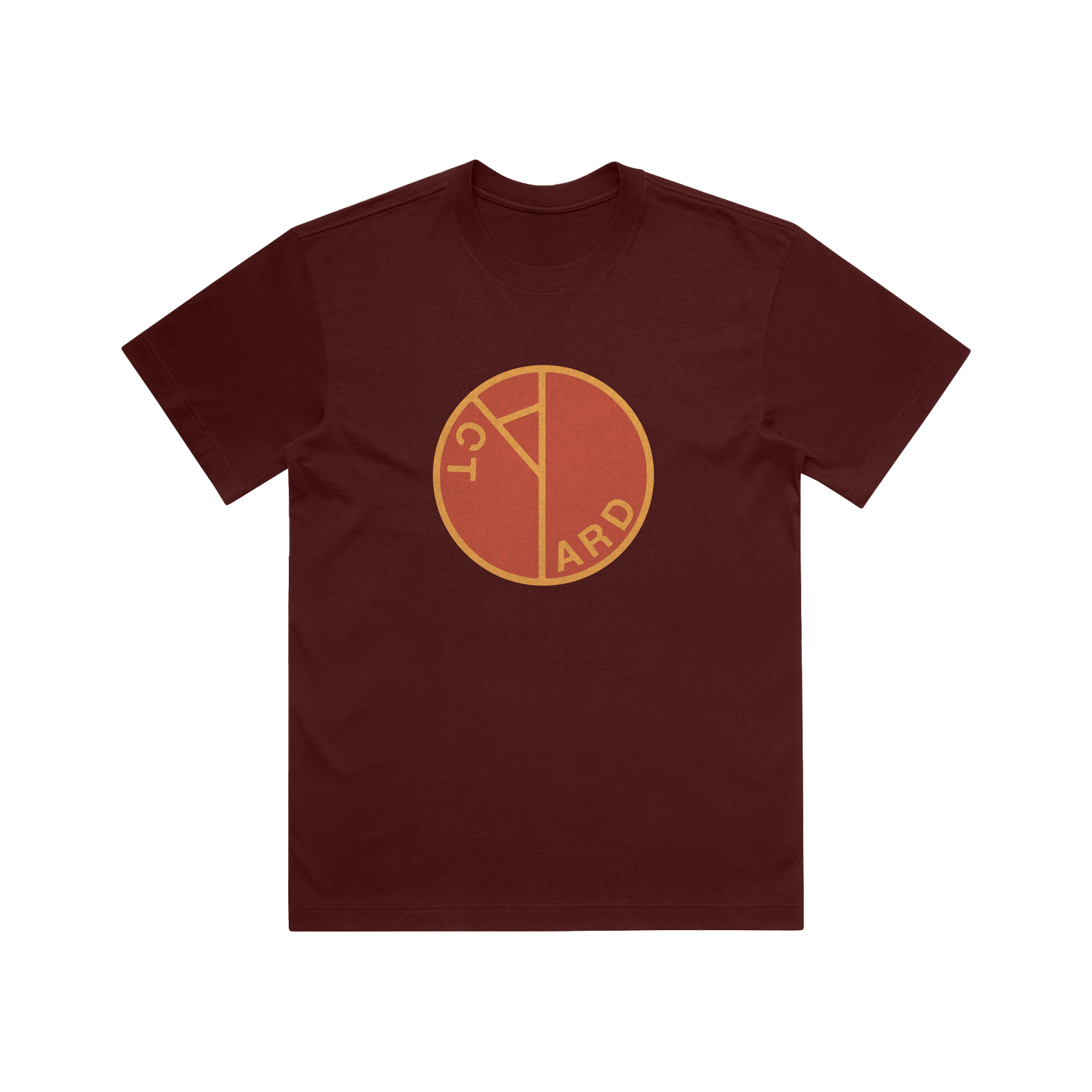 Yard Act - Classic Yard Act Logo Burgundy T-Shirt
