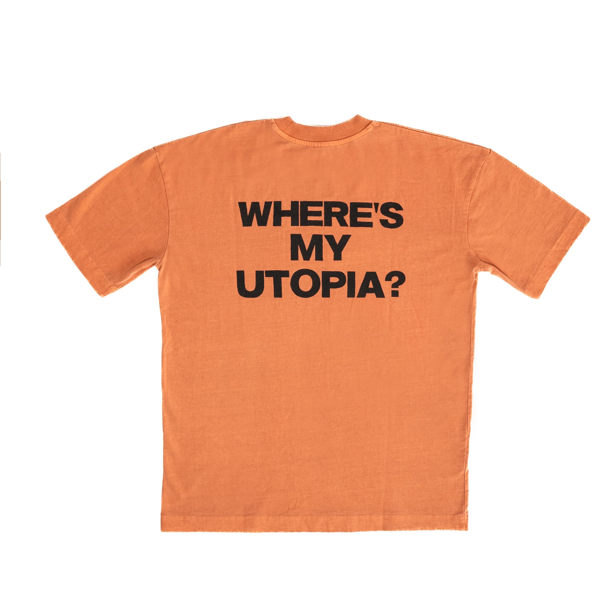 Where’s My Utopia?: Premium Orange Tee - yard act